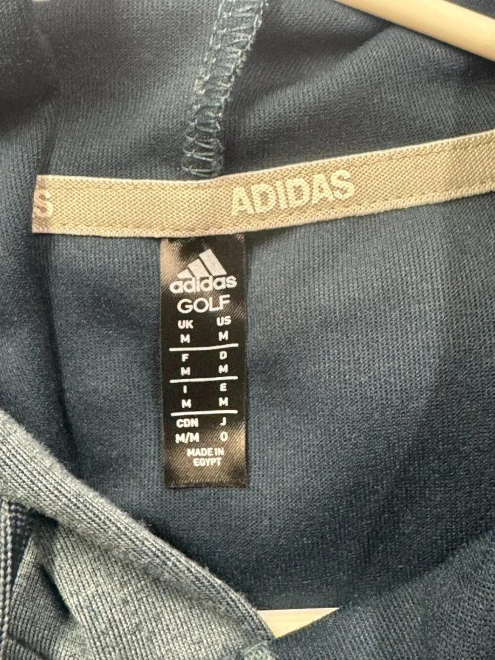 Adidas Hoodie Mens Medium Heather Green Athletic Pullover Sweatshirt Activewear